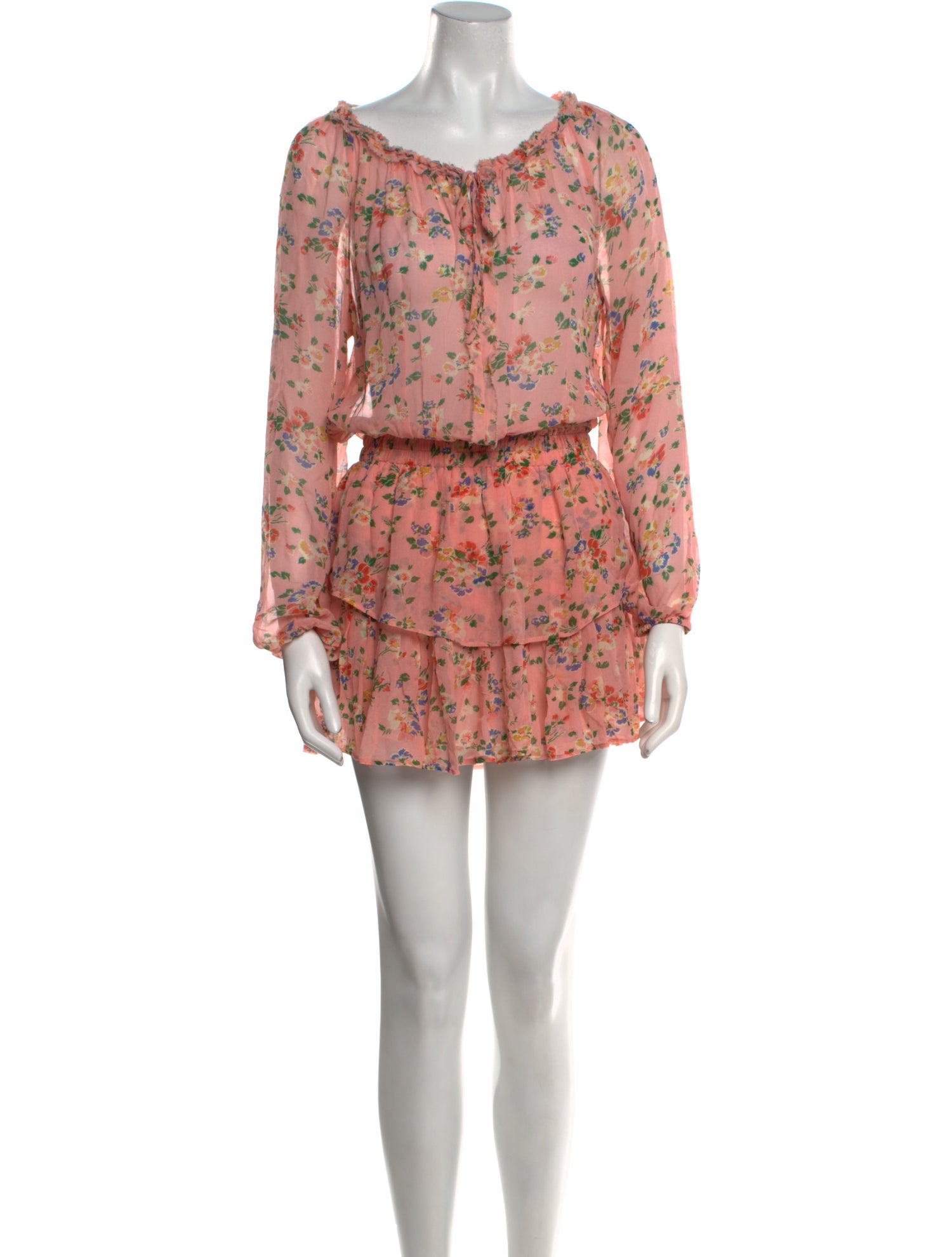 LoveShackFancy Silk Mini Dress