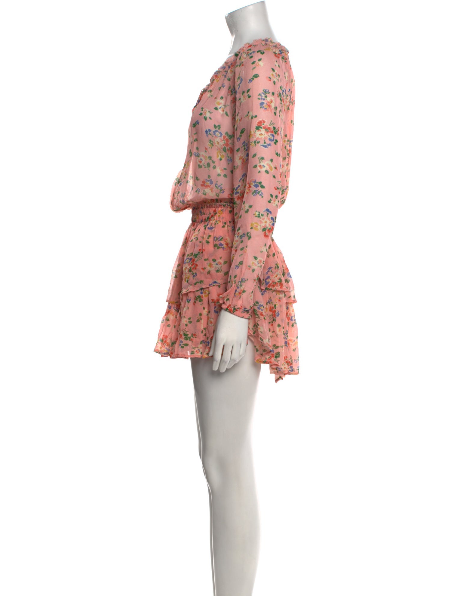 LoveShackFancy Silk Mini Dress