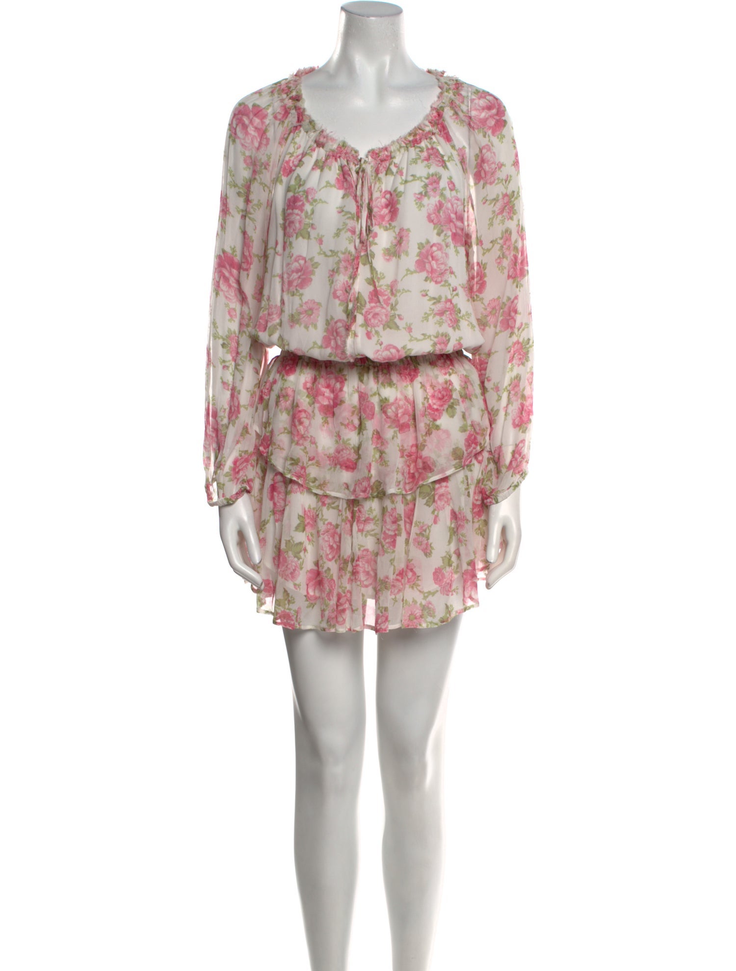 LoveShackFancy Silk Mini Dress