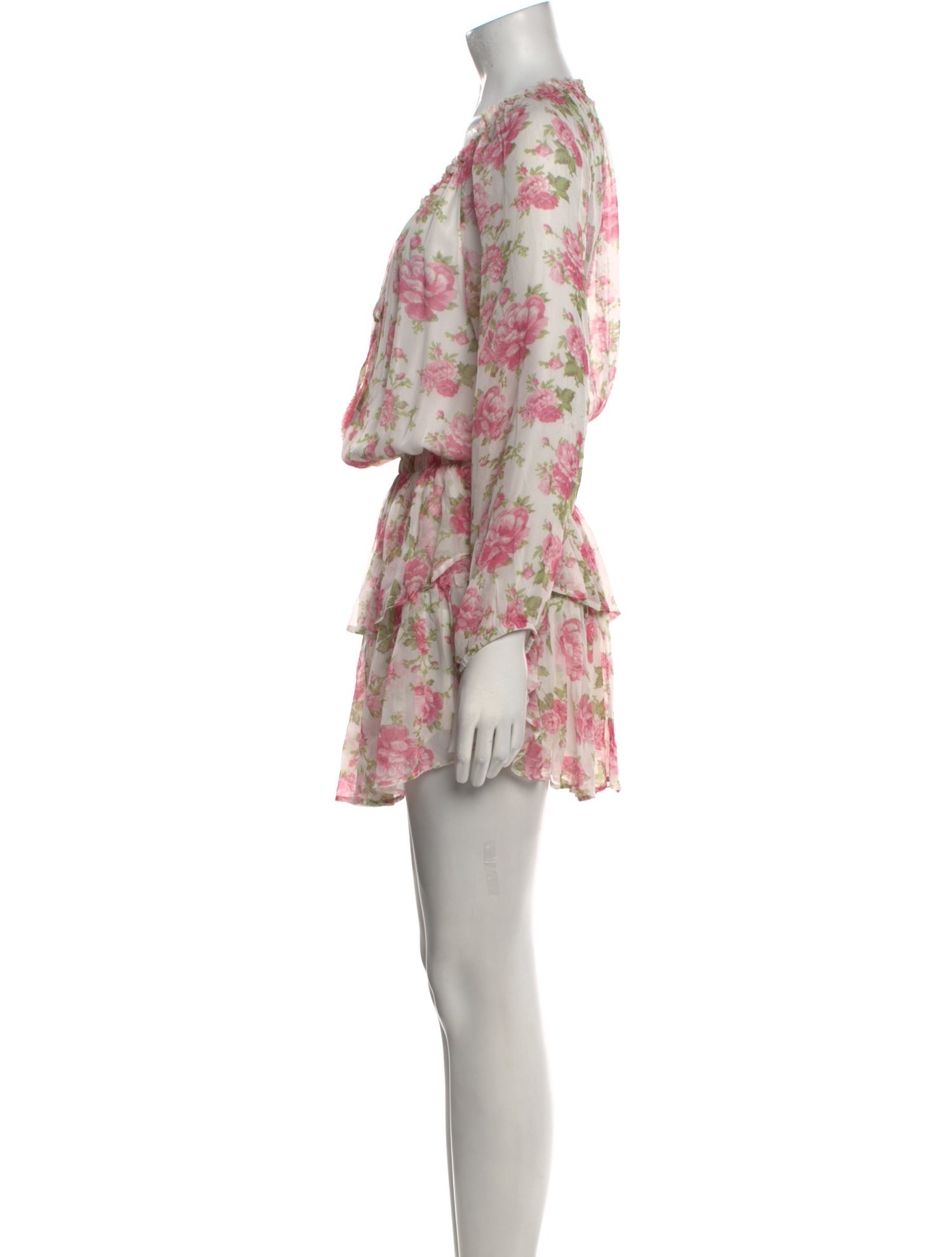 LoveShackFancy Silk Mini Dress