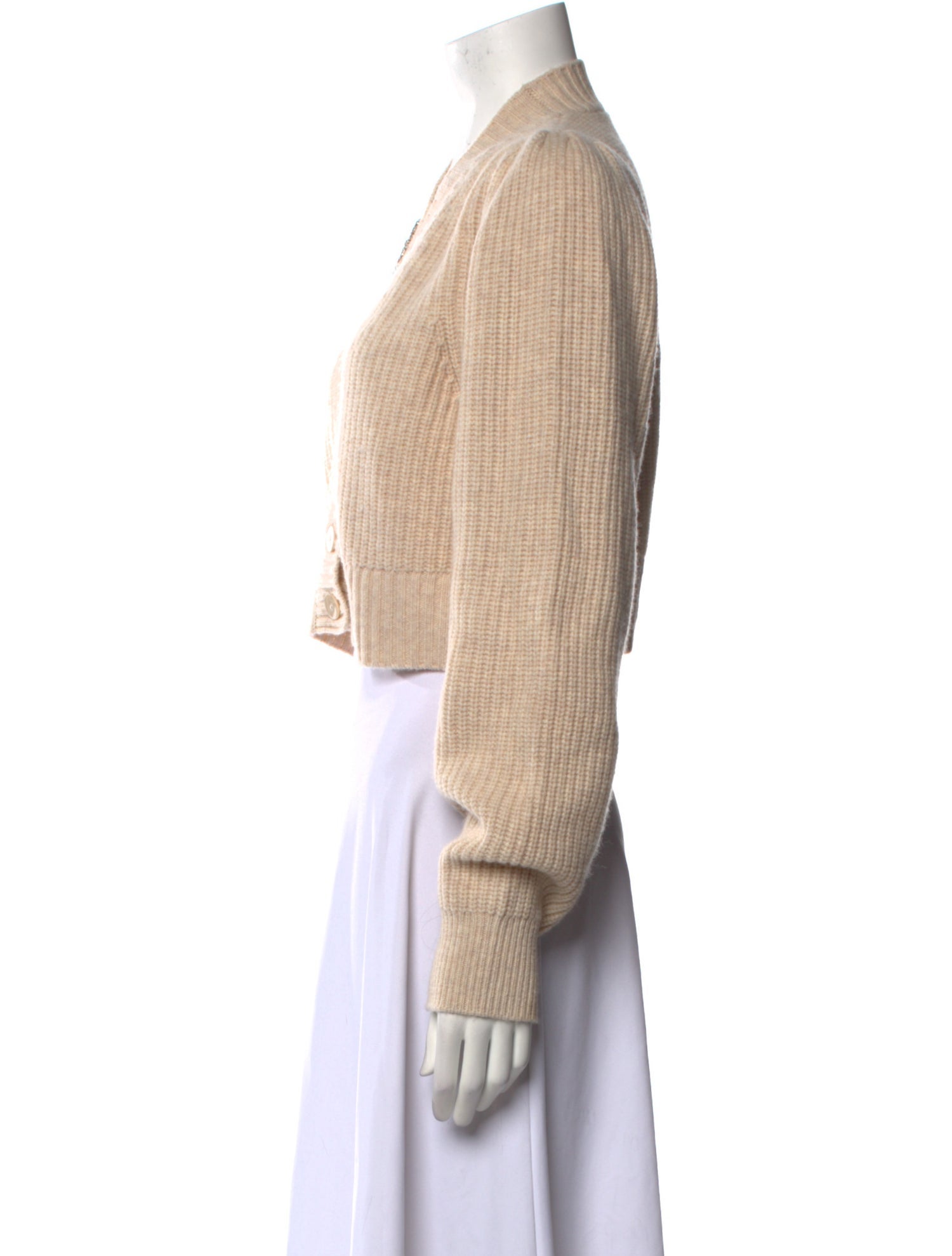 LoveShackFancy Wool V-Neck Sweater