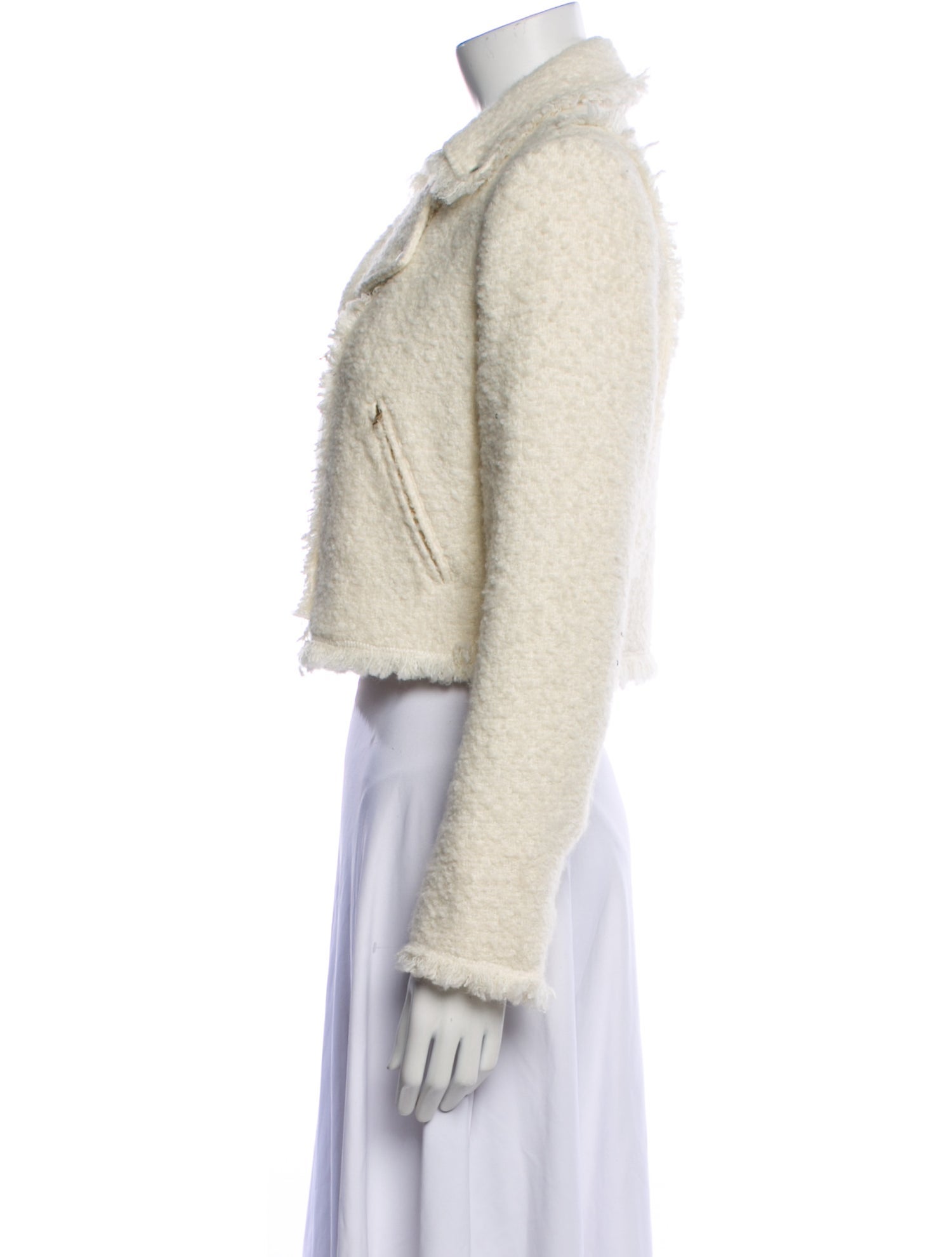 LoveShackFancy Wool Biker Jacket