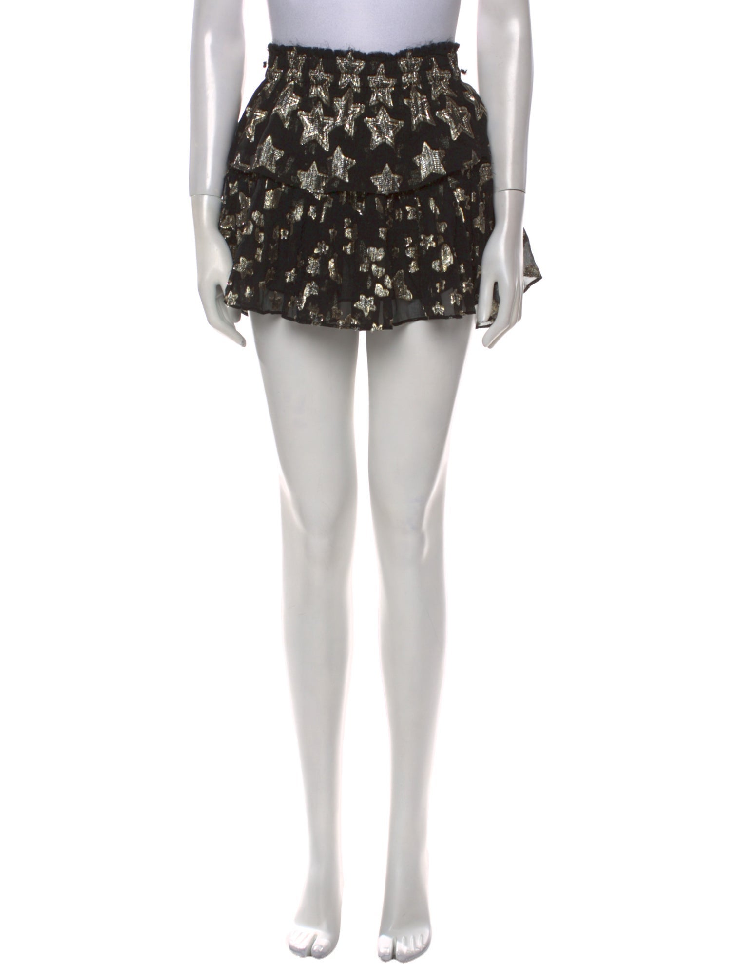 LoveShackFancy Silk Mini Skirt