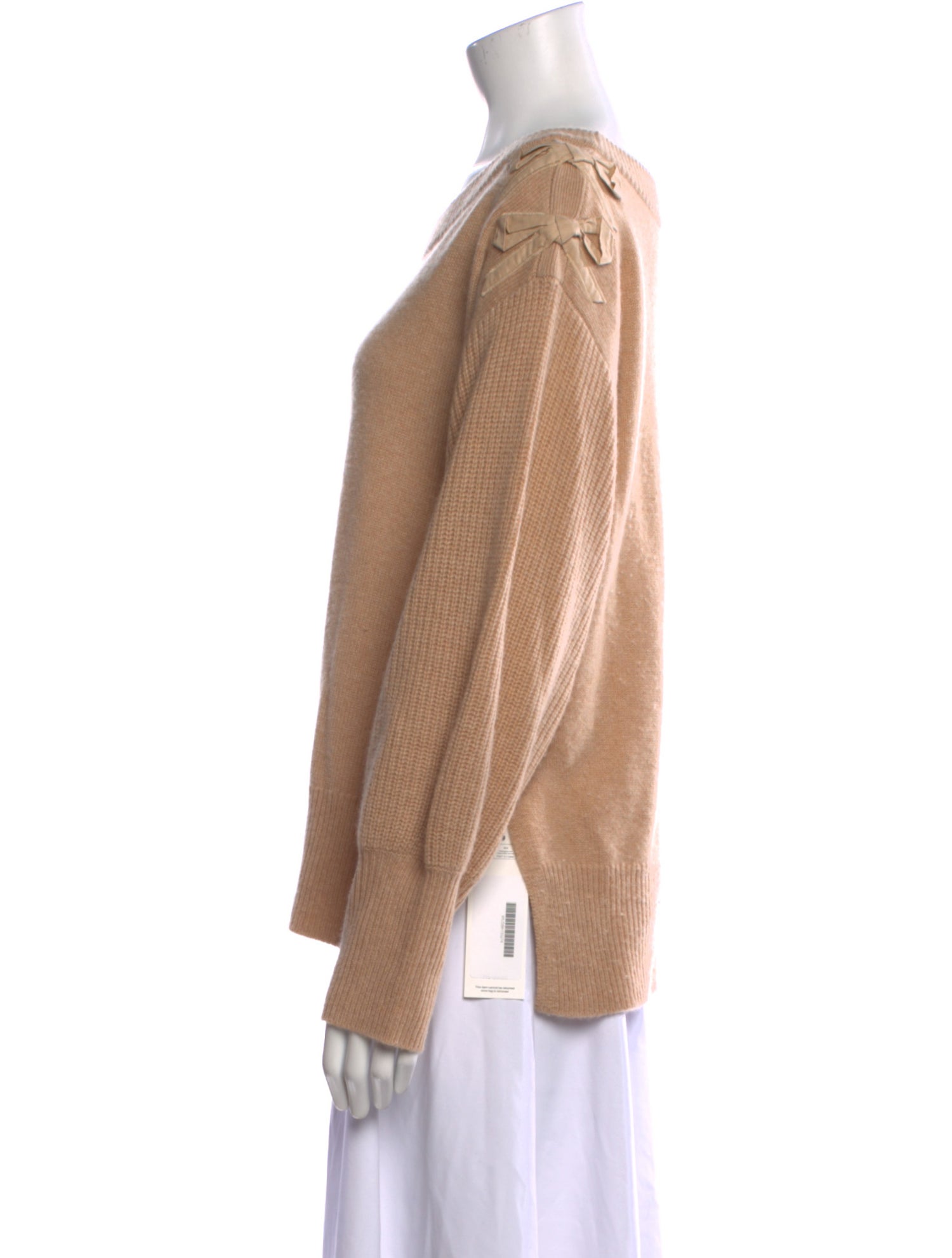 LoveShackFancy Cashmere Scoop Neck Sweater