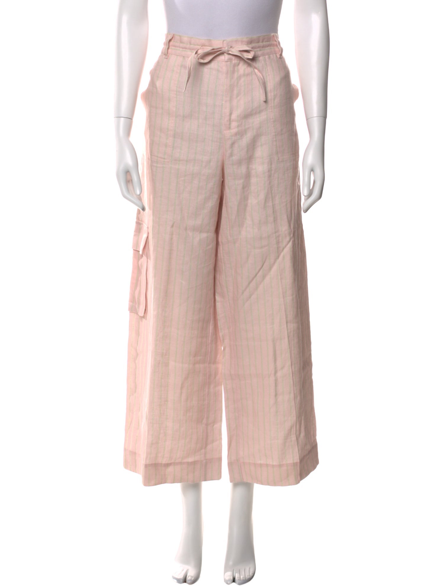 LoveShackFancy Linen Wide Leg Pants