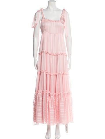 LoveShackFancy Dresses Square Neckline Long Dress M