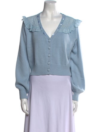 LoveShackFancy V-Neck Sweater