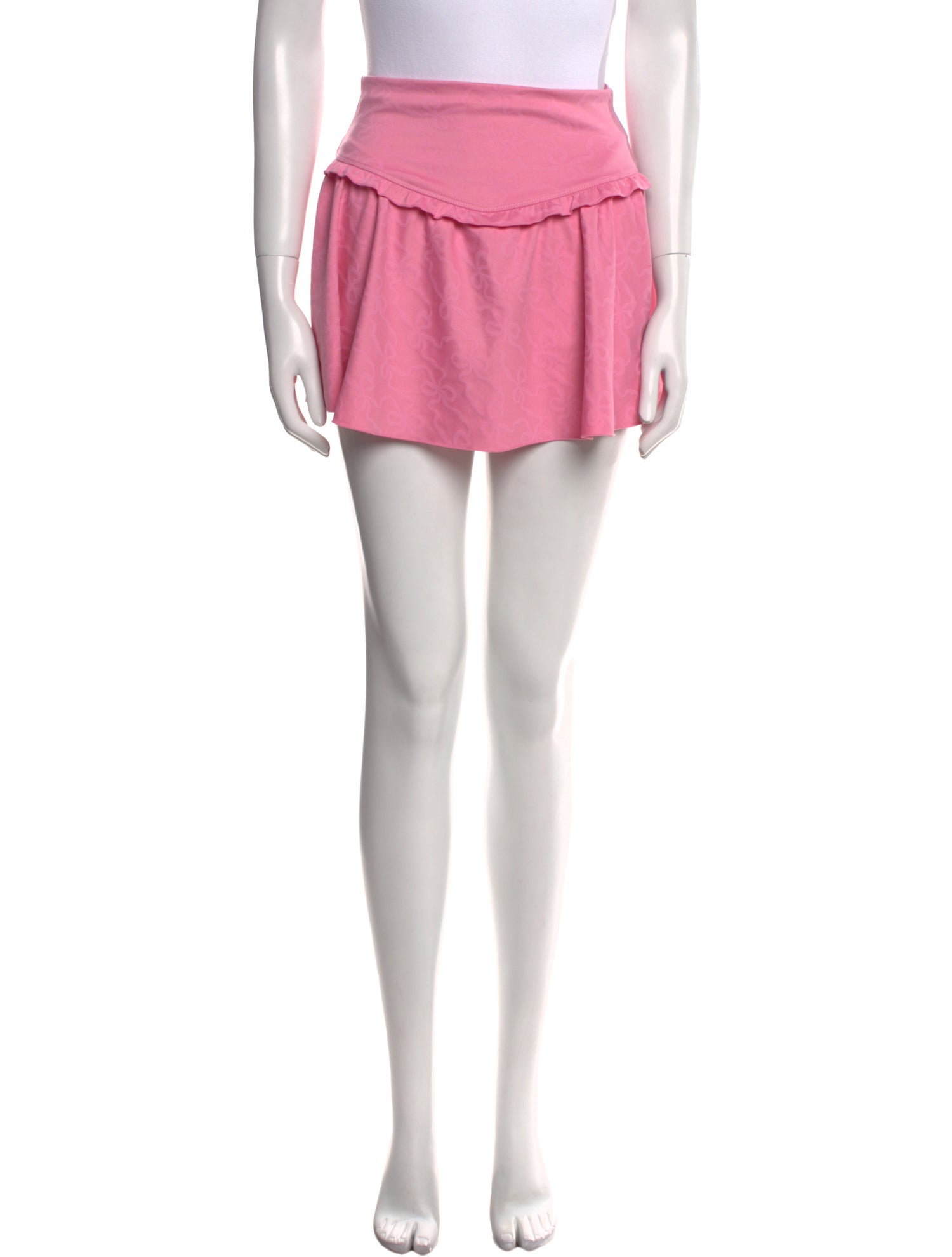 LoveShackFancy Nylon Mini Skirt