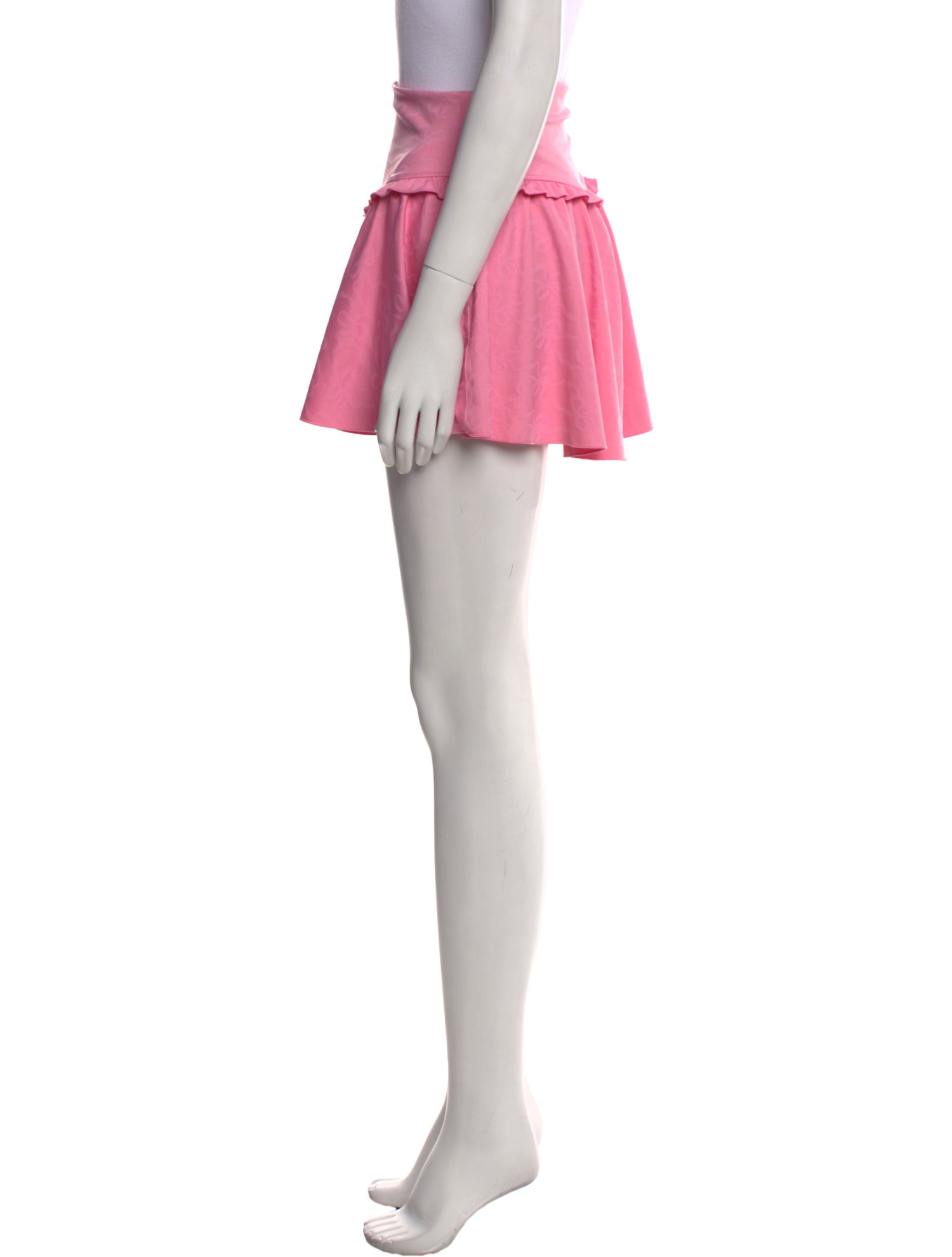 LoveShackFancy Nylon Mini Skirt