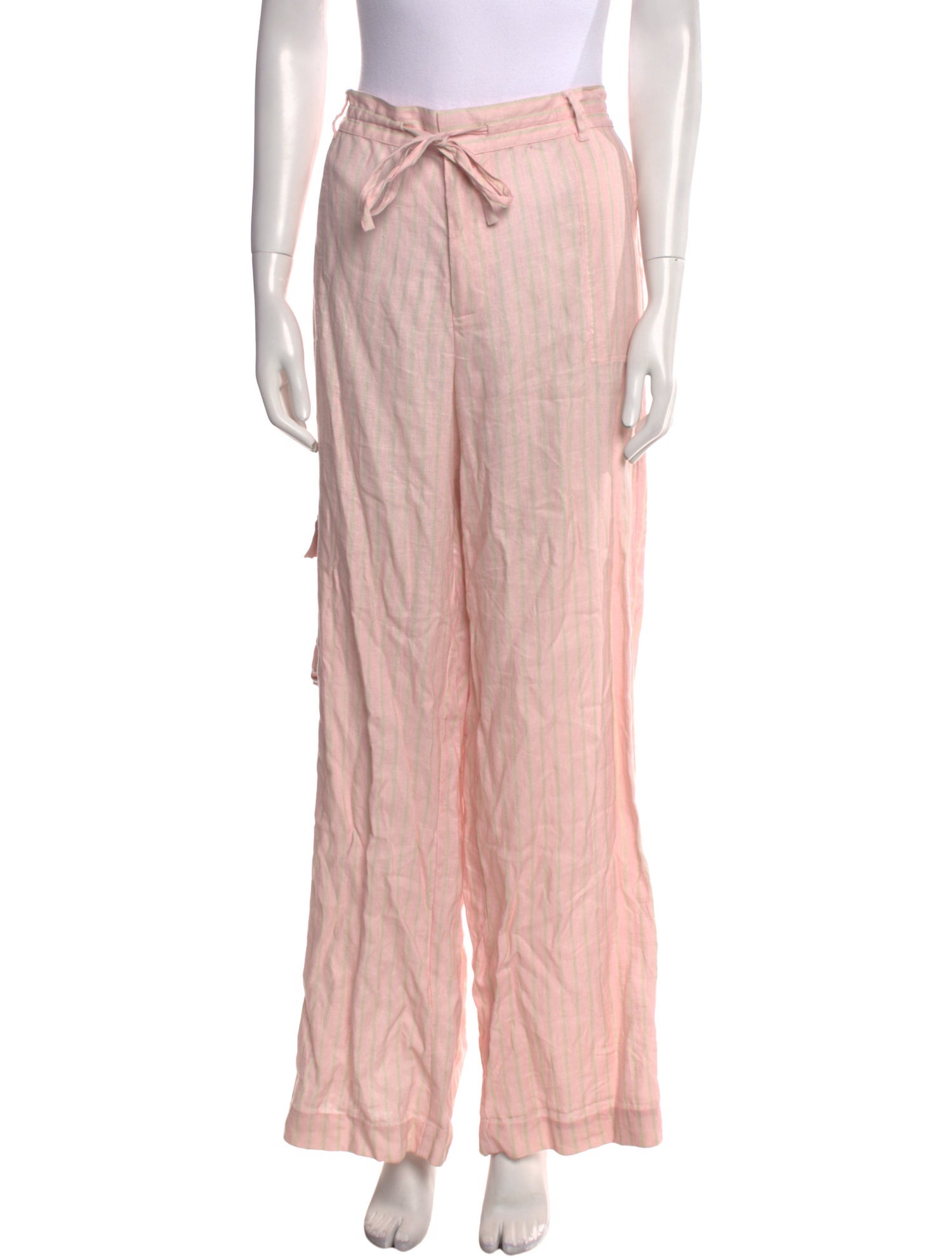 LoveShackFancy Linen Wide Leg Pants