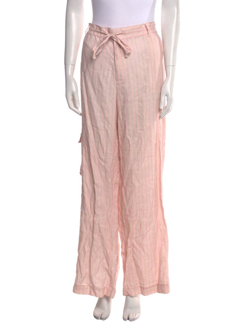 LoveShackFancy Linen Wide Leg Pants