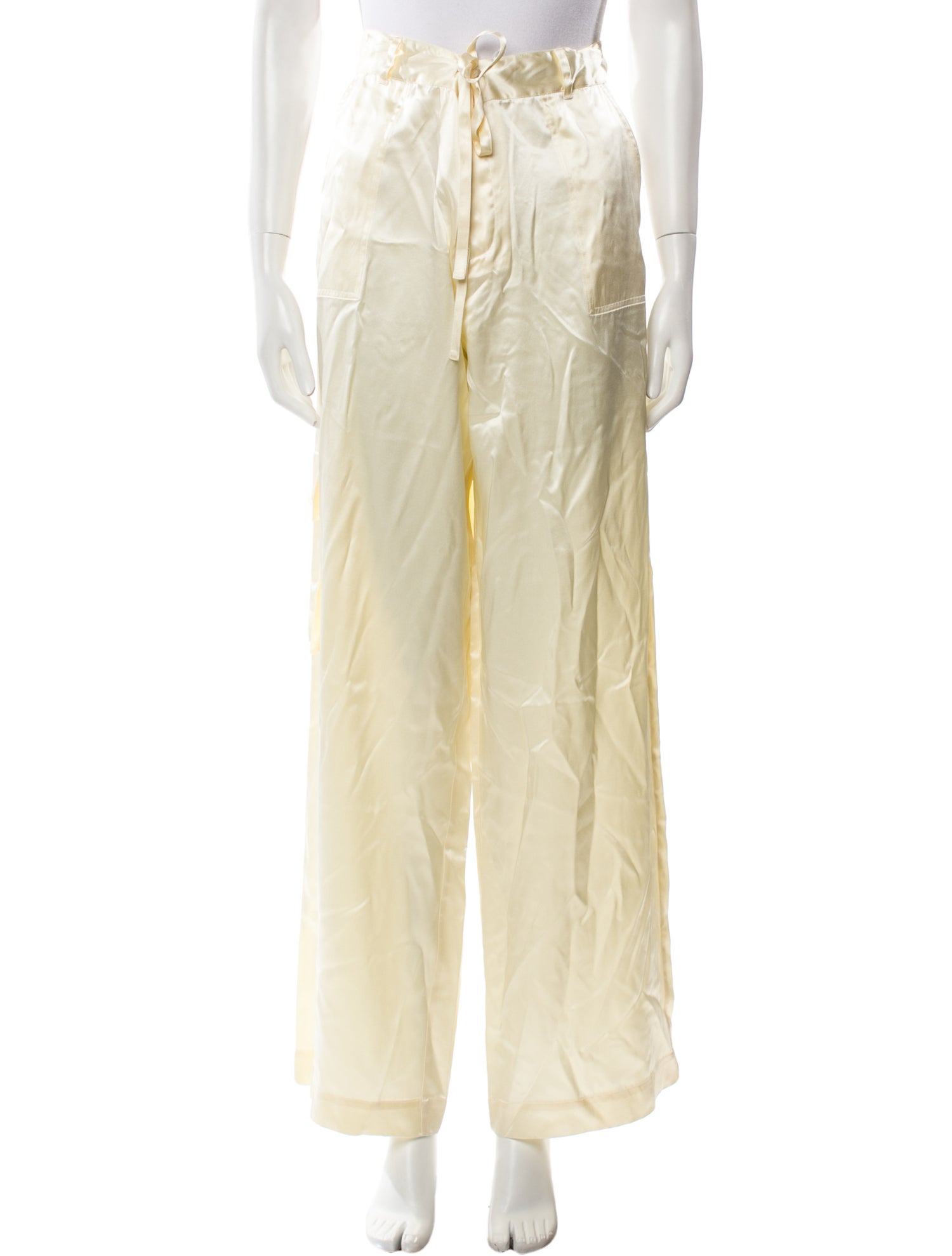 LoveShackFancy Silk Wide Leg Pants w/ Tags