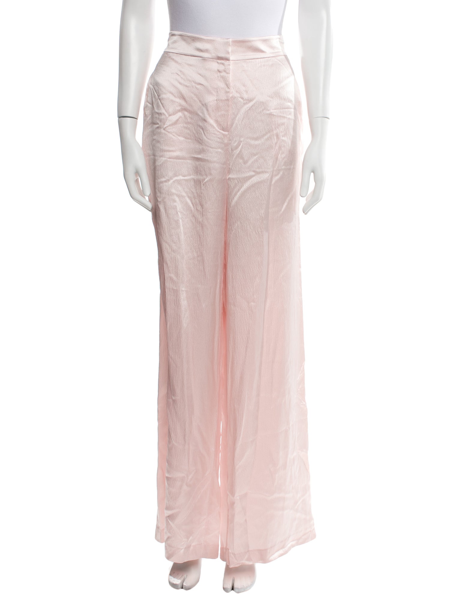 LoveShackFancy Silk Wide Leg Pants