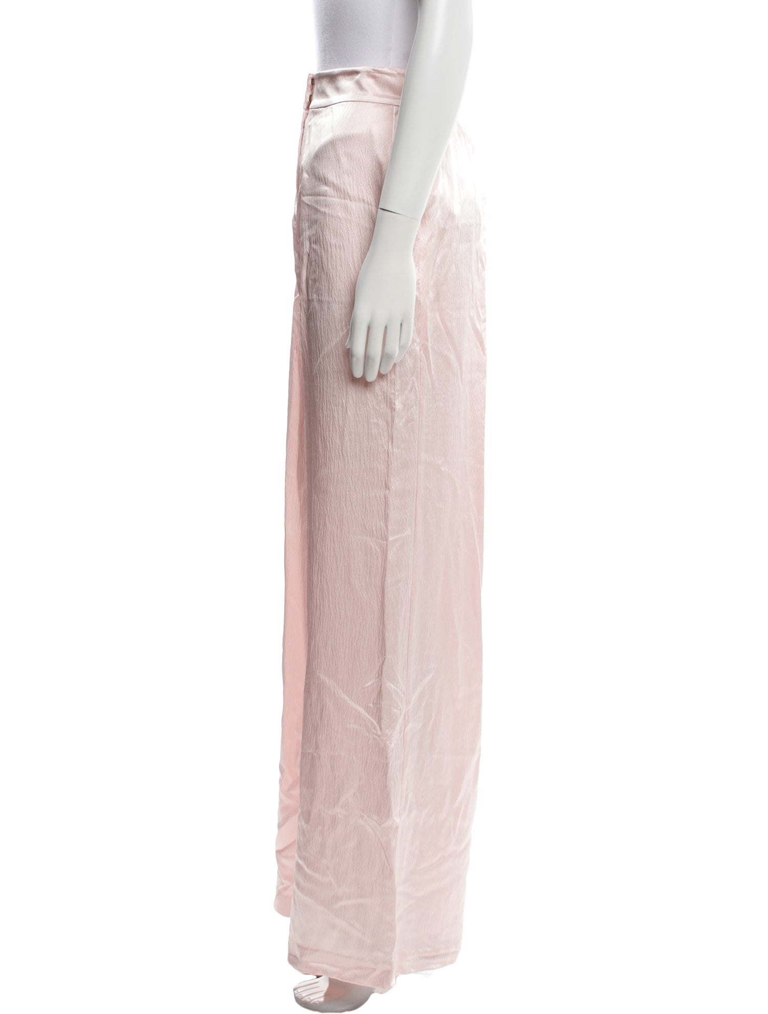 LoveShackFancy Silk Wide Leg Pants