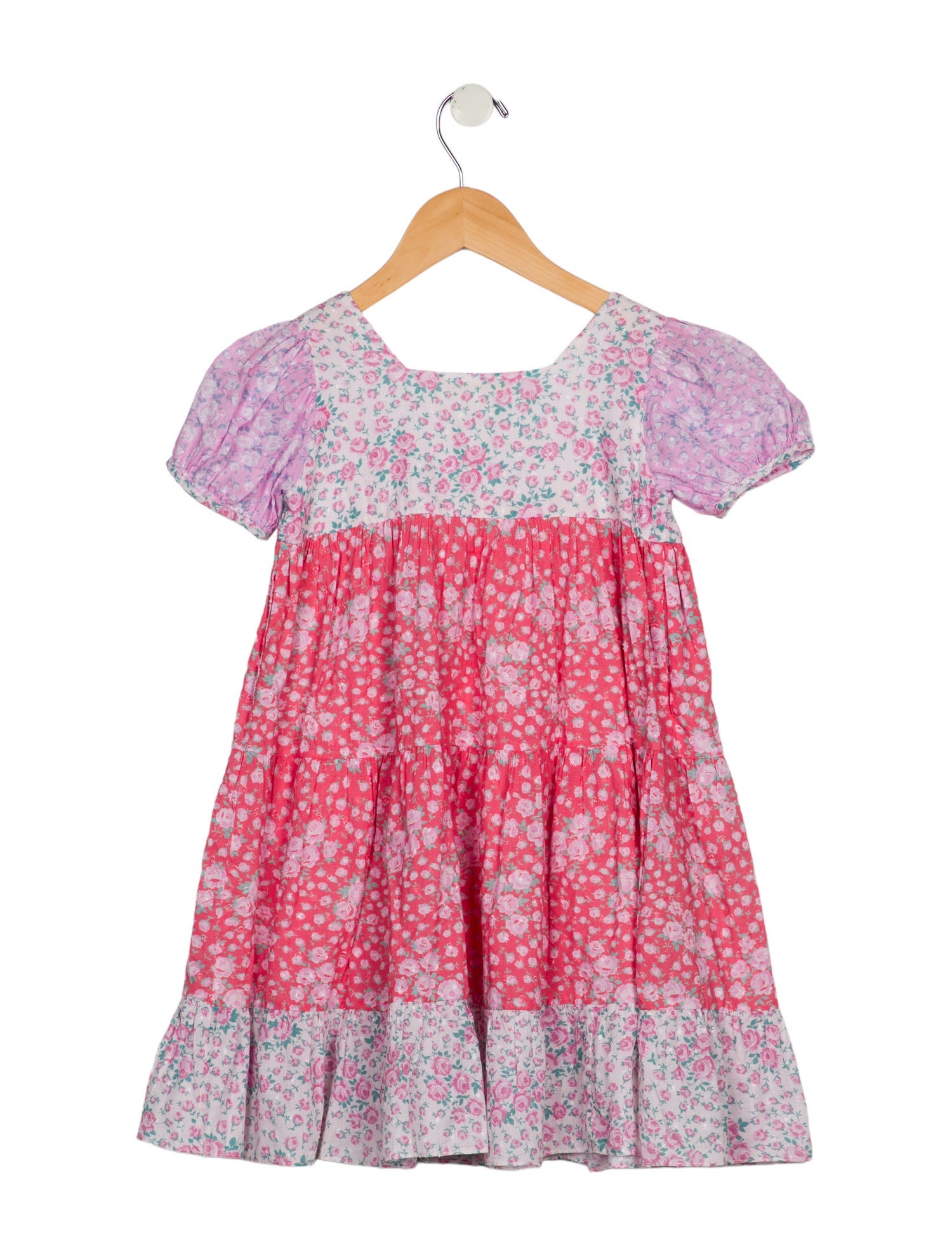 LoveShackFancy Short Sleeve Dress