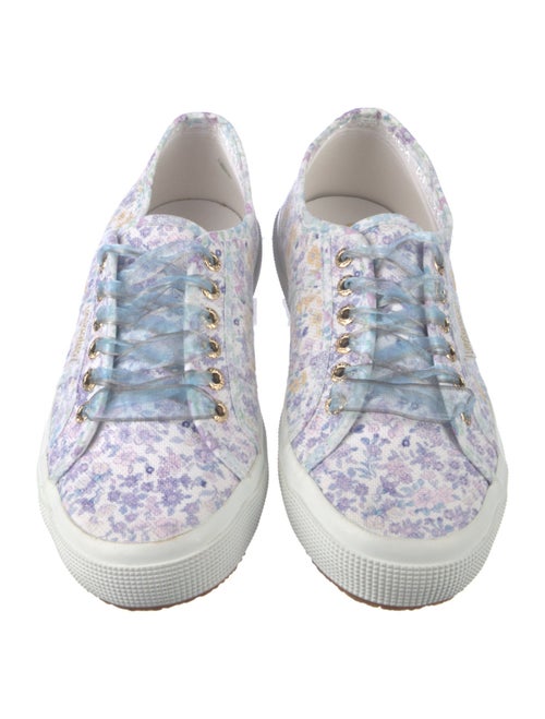 LoveShackFancy Floral Print Sneakers
