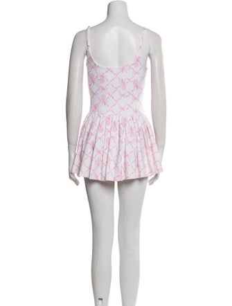 LoveShackFancy Nylon Printed Romper