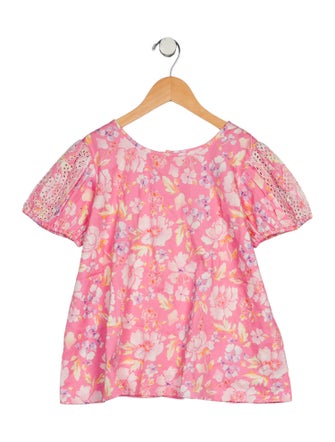 LoveShackFancy Short Sleeve Top