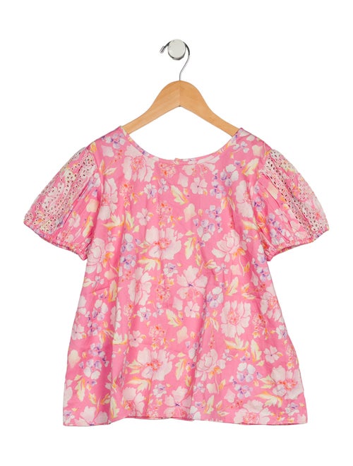 LoveShackFancy Short Sleeve Top
