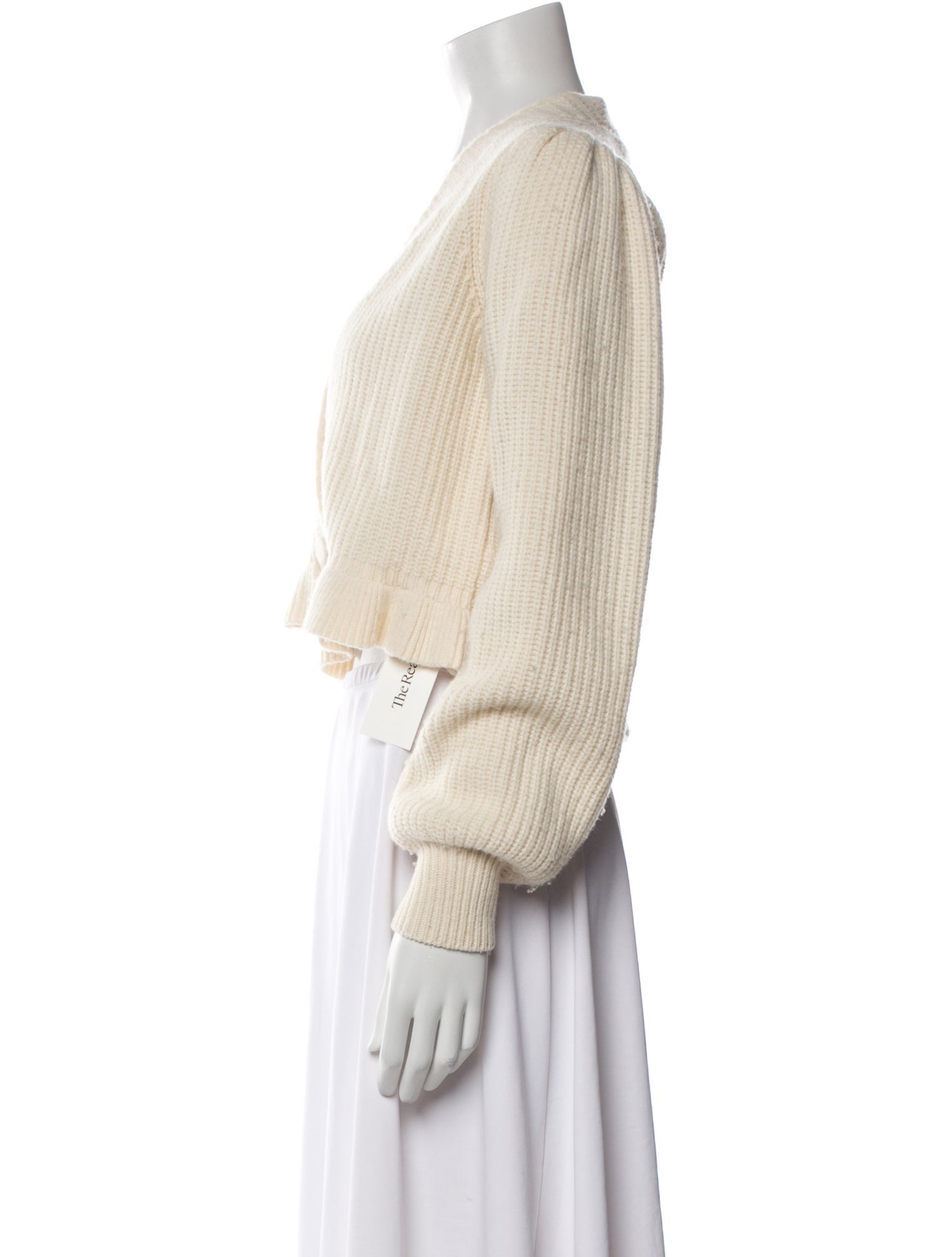 LoveShackFancy Wool V-Neck Sweater