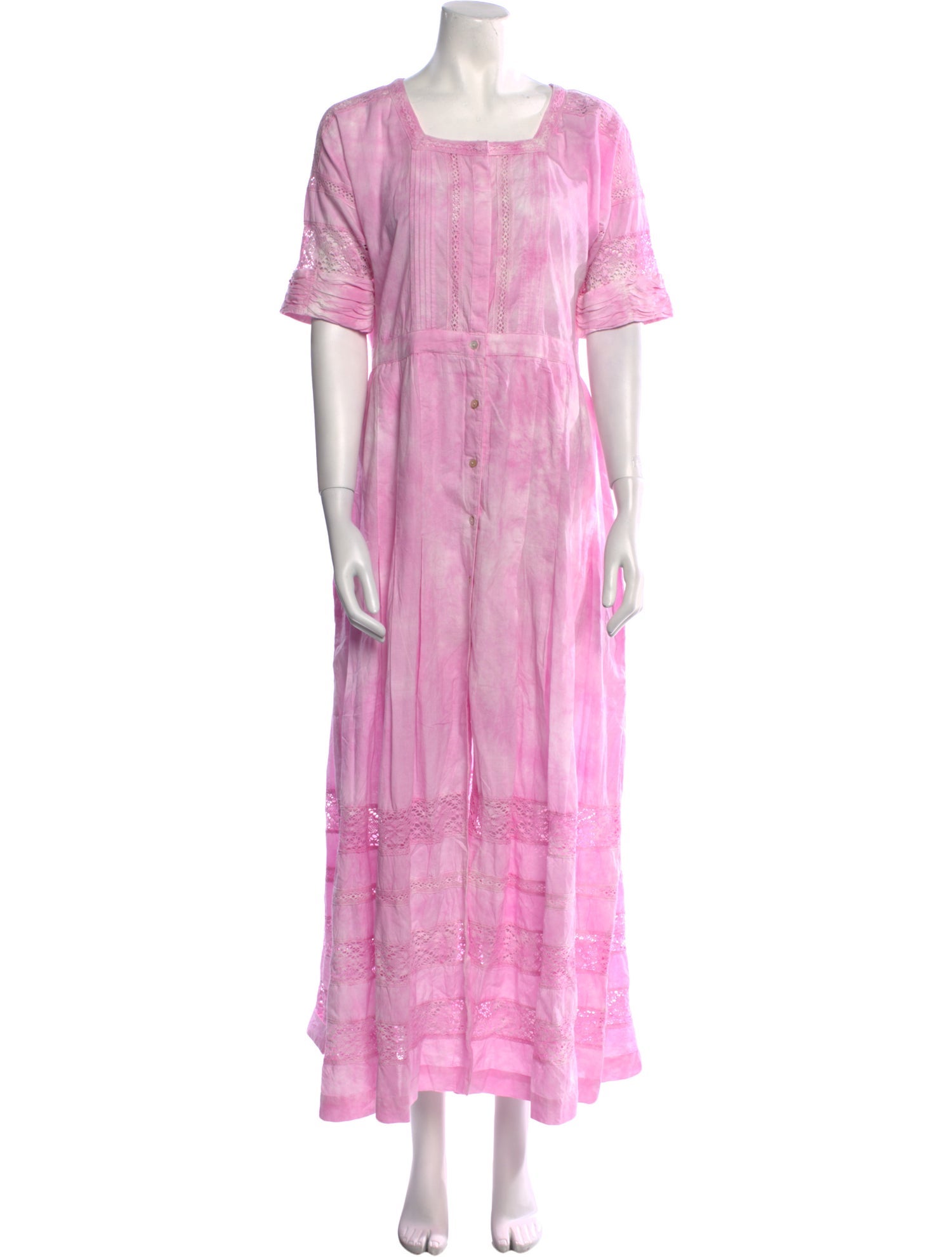LoveShackFancy Tie-Dye Print Long Dress w/ Tags