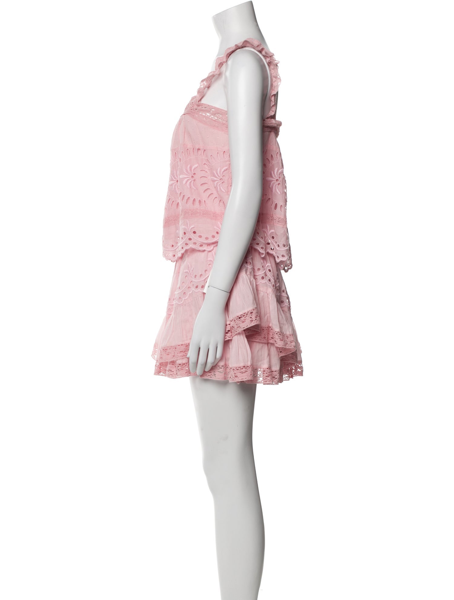 LoveShackFancy Ruffle Embellishment Skirt Set