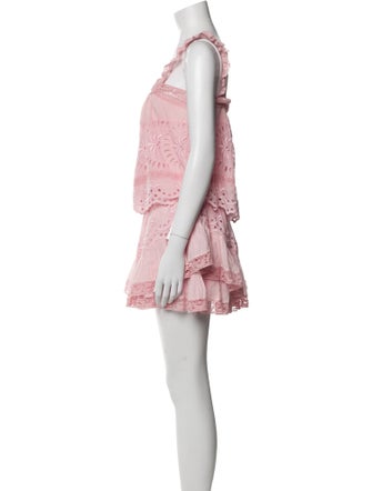 LoveShackFancy Ruffle Embellishment Skirt Set