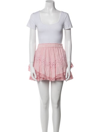 LoveShackFancy Ruffle Embellishment Skirt Set