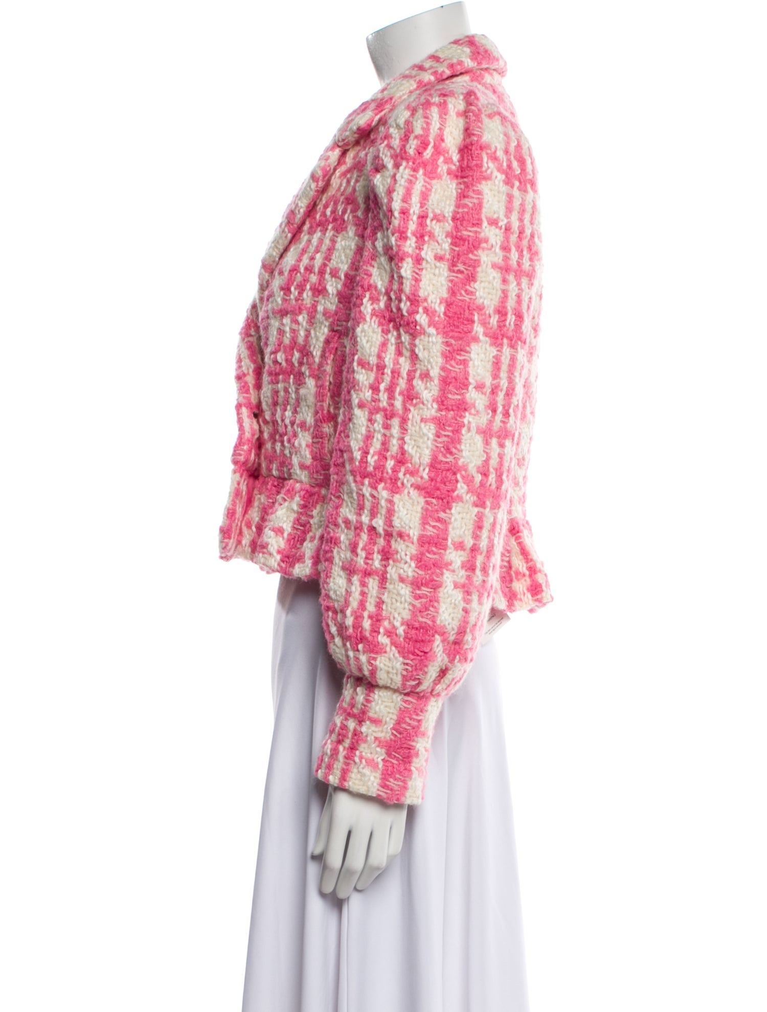 LoveShackFancy Plaid Print Blazer