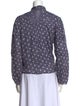 LoveShackFancy Floral Print Long Sleeve Top