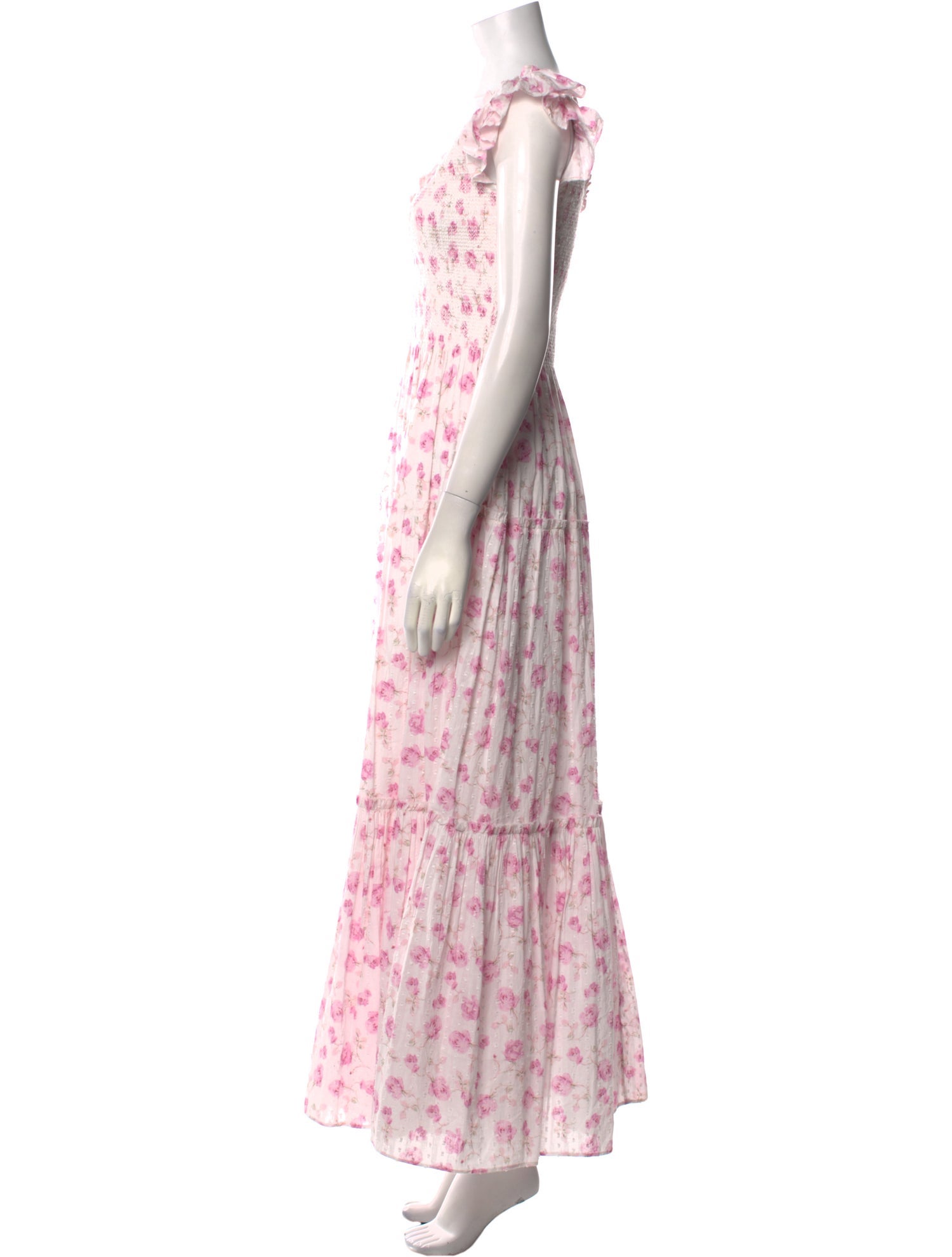 LoveShackFancy Floral Print Long Dress w/ Tags