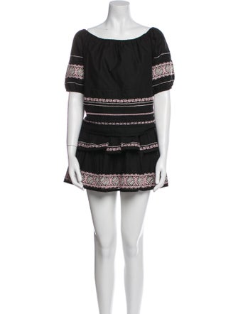 LoveShackFancy Striped Skirt Set