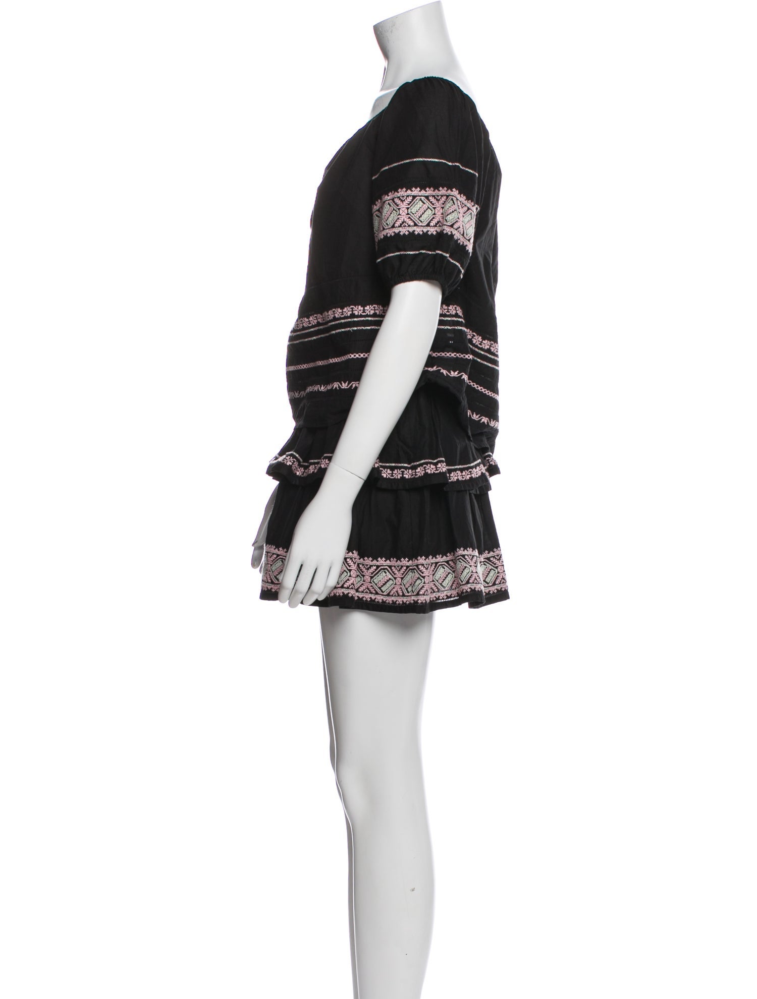 LoveShackFancy Striped Skirt Set