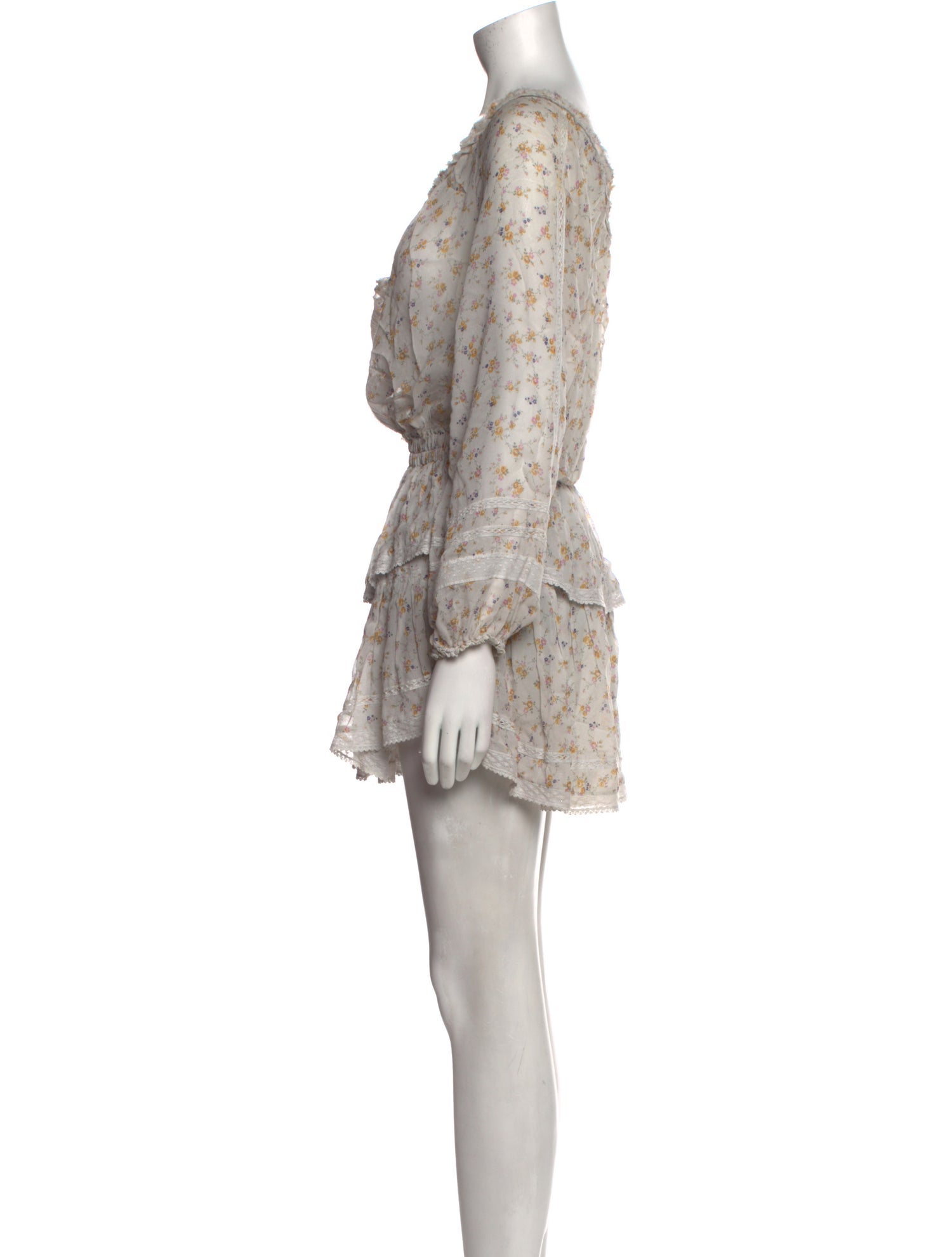 LoveShackFancy Silk Mini Dress