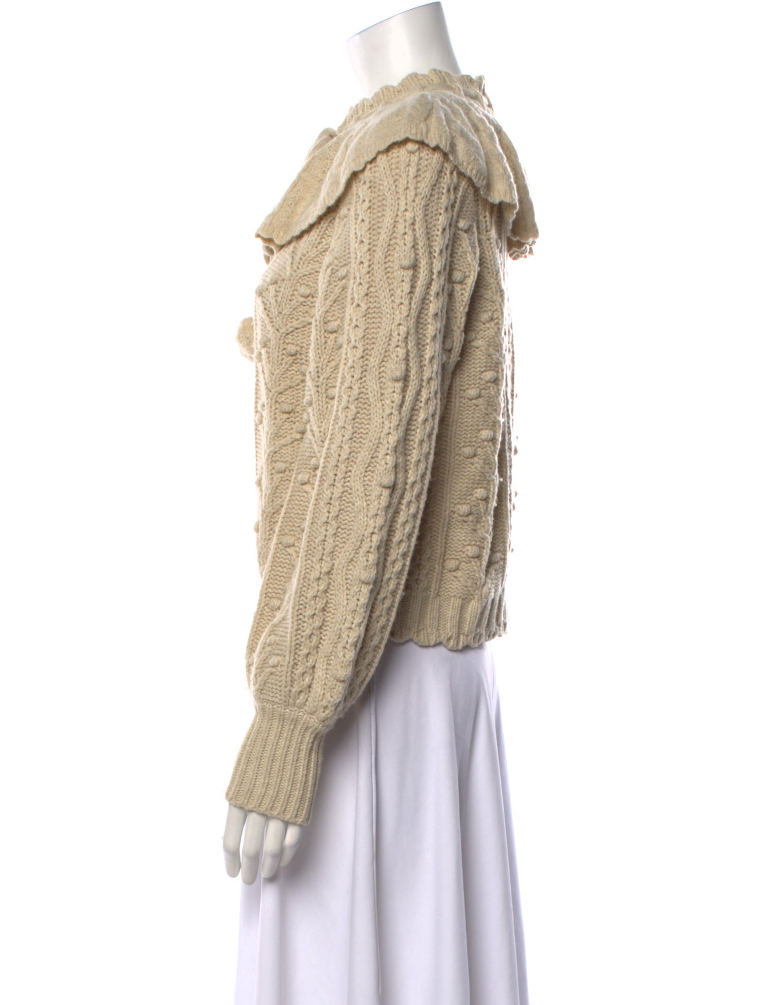 LoveShackFancy Mock Neck Sweater