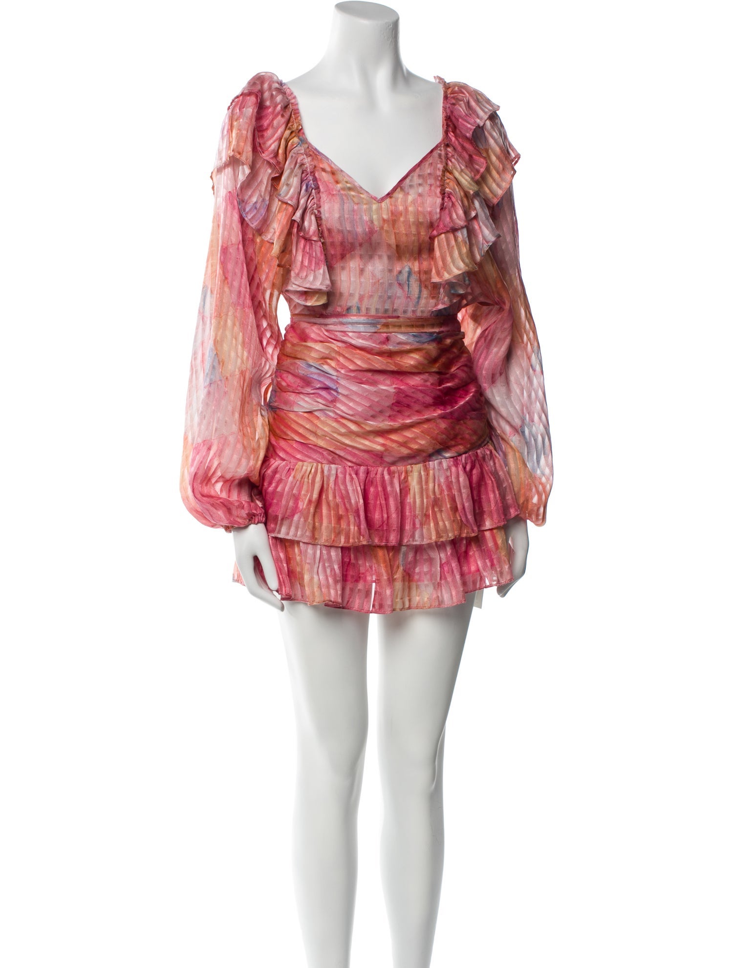 LoveShackFancy Silk Mini Dress