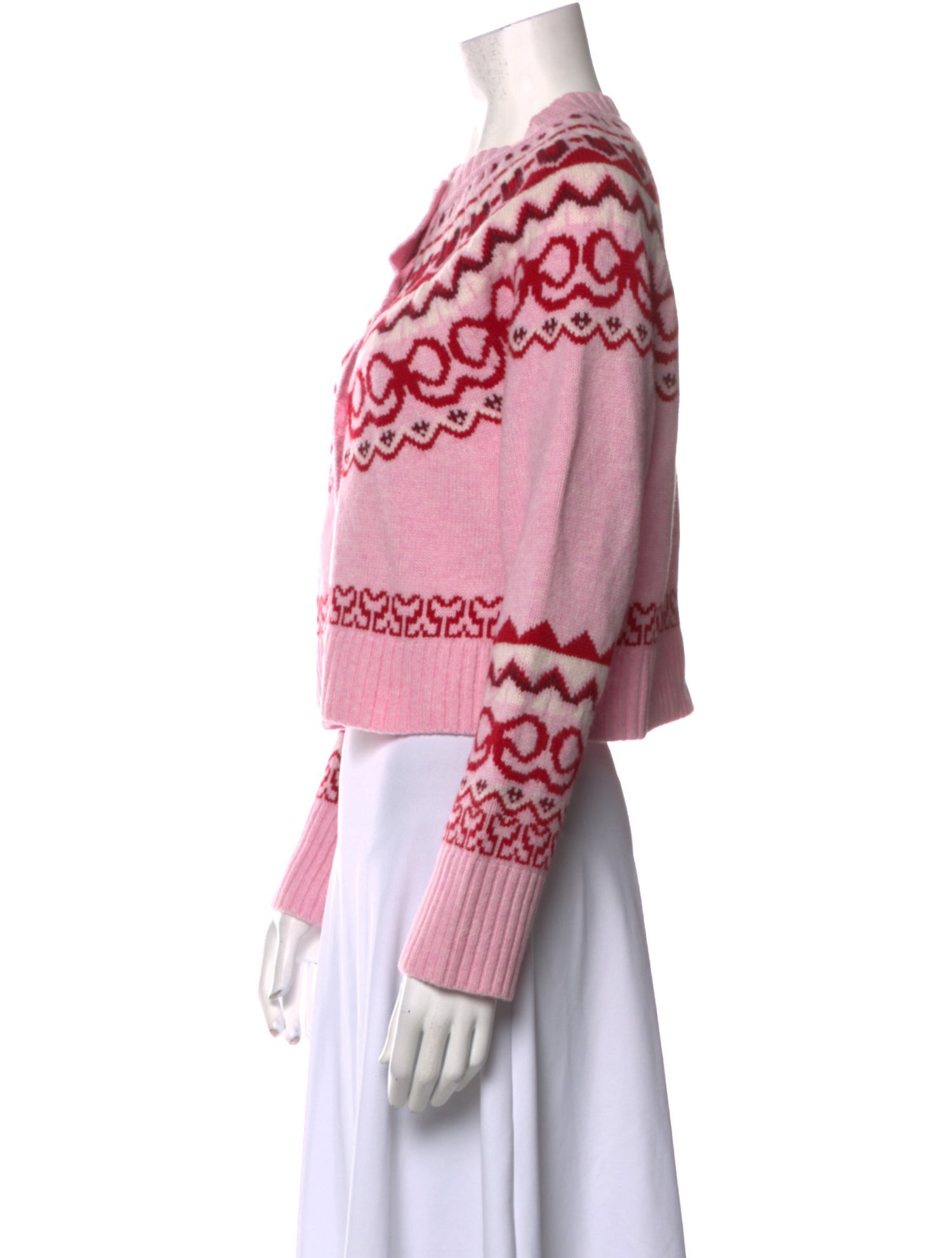 LoveShackFancy Wool Printed Sweater