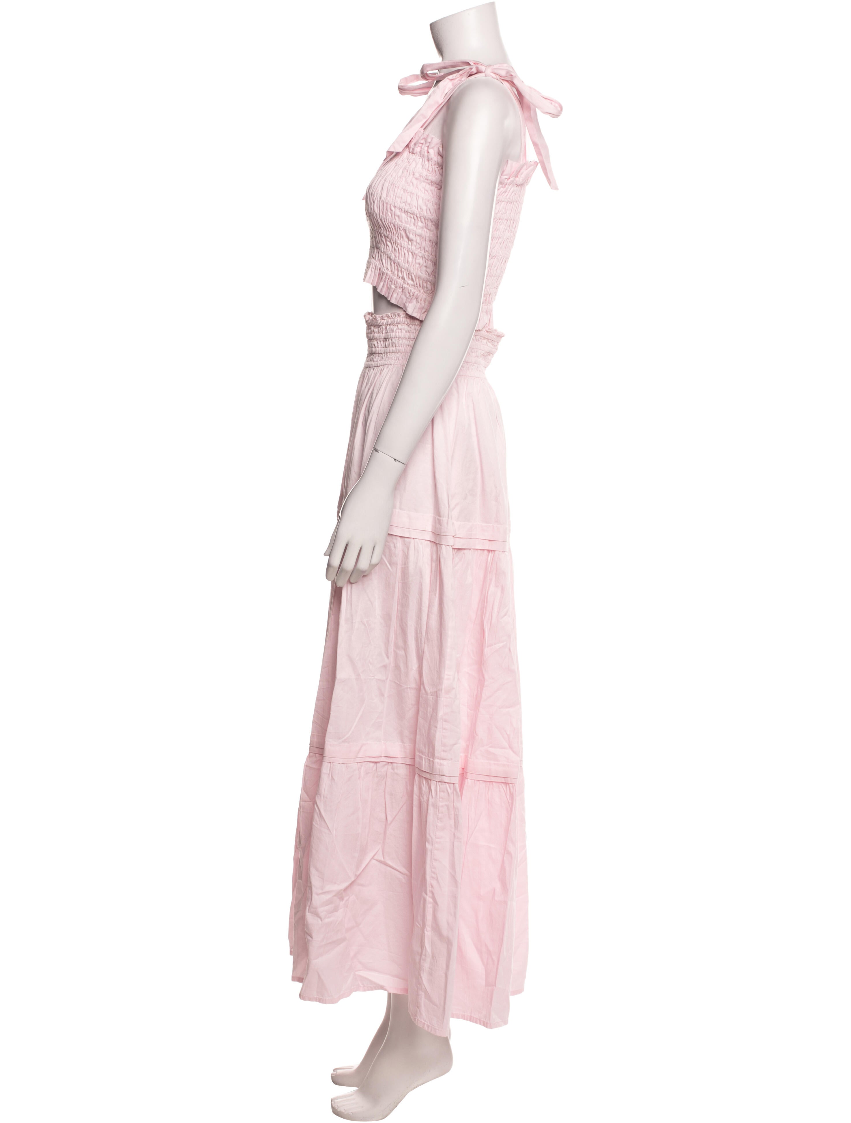 LoveShackFancy Ruffle Embellishment Skirt Set