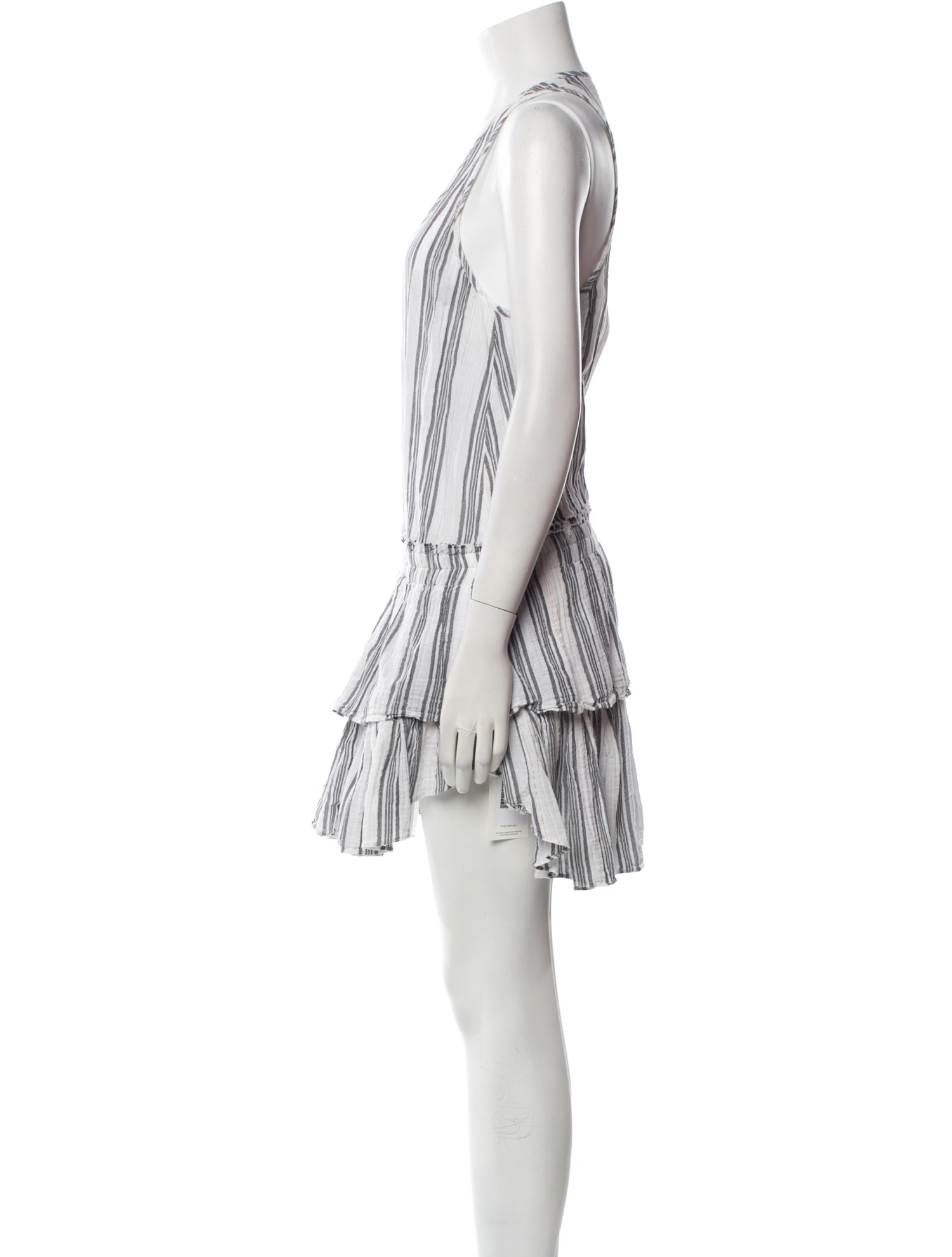 LoveShackFancy Striped Mini Dress