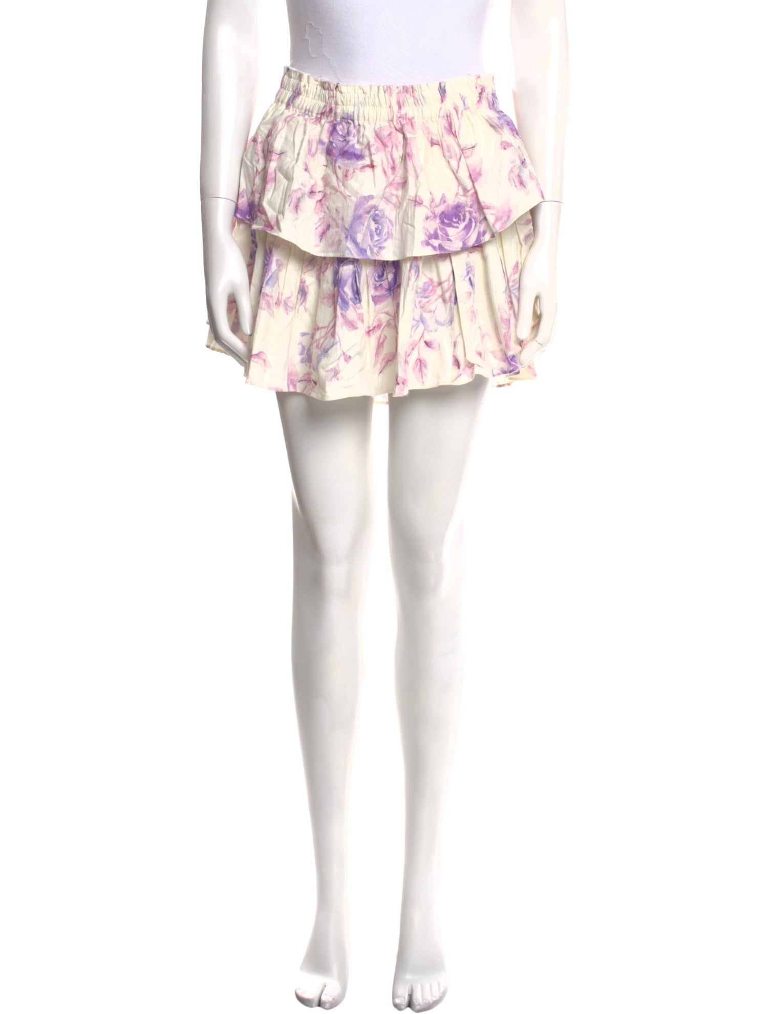 LoveShackFancy Linen Mini Skirt