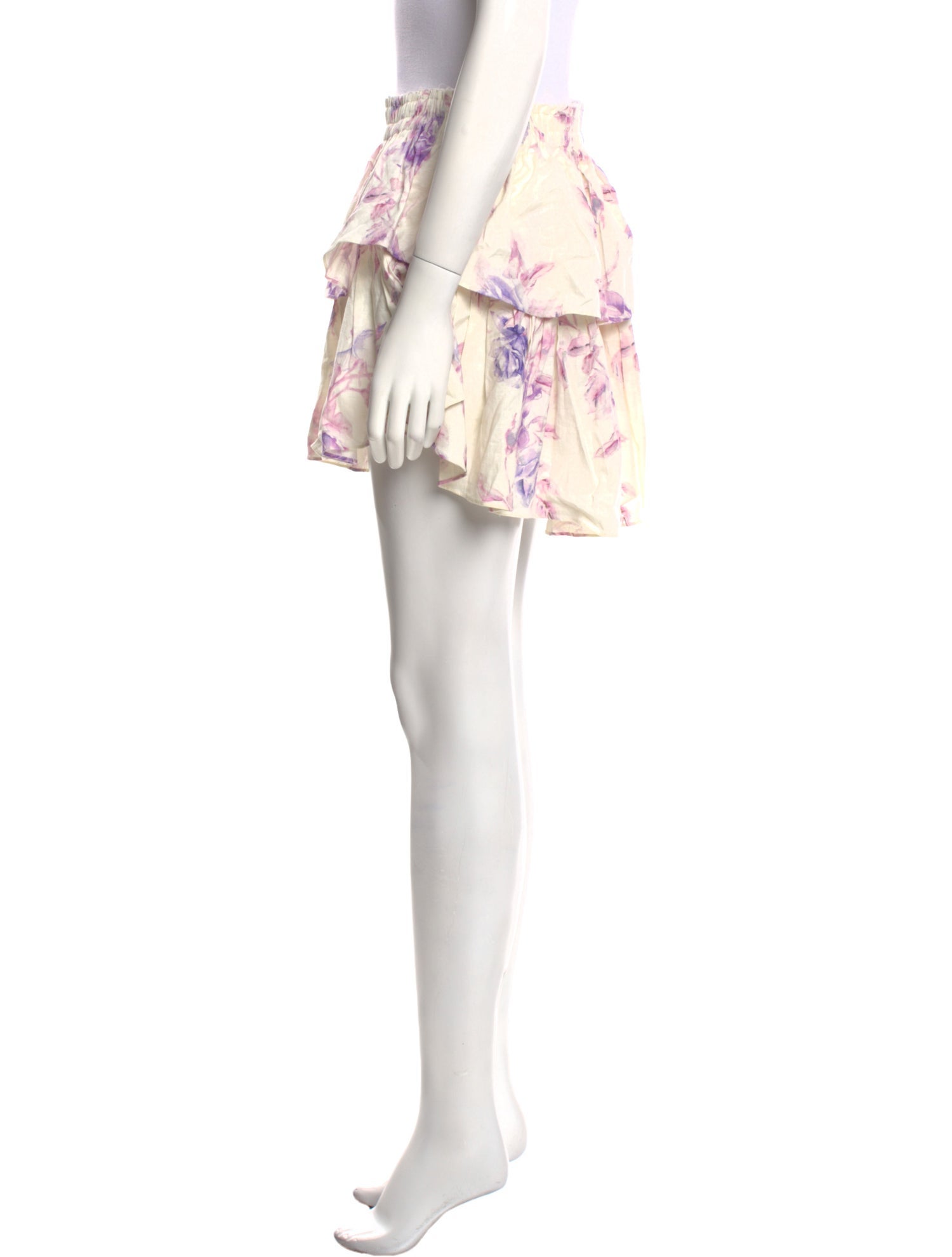 LoveShackFancy Linen Mini Skirt