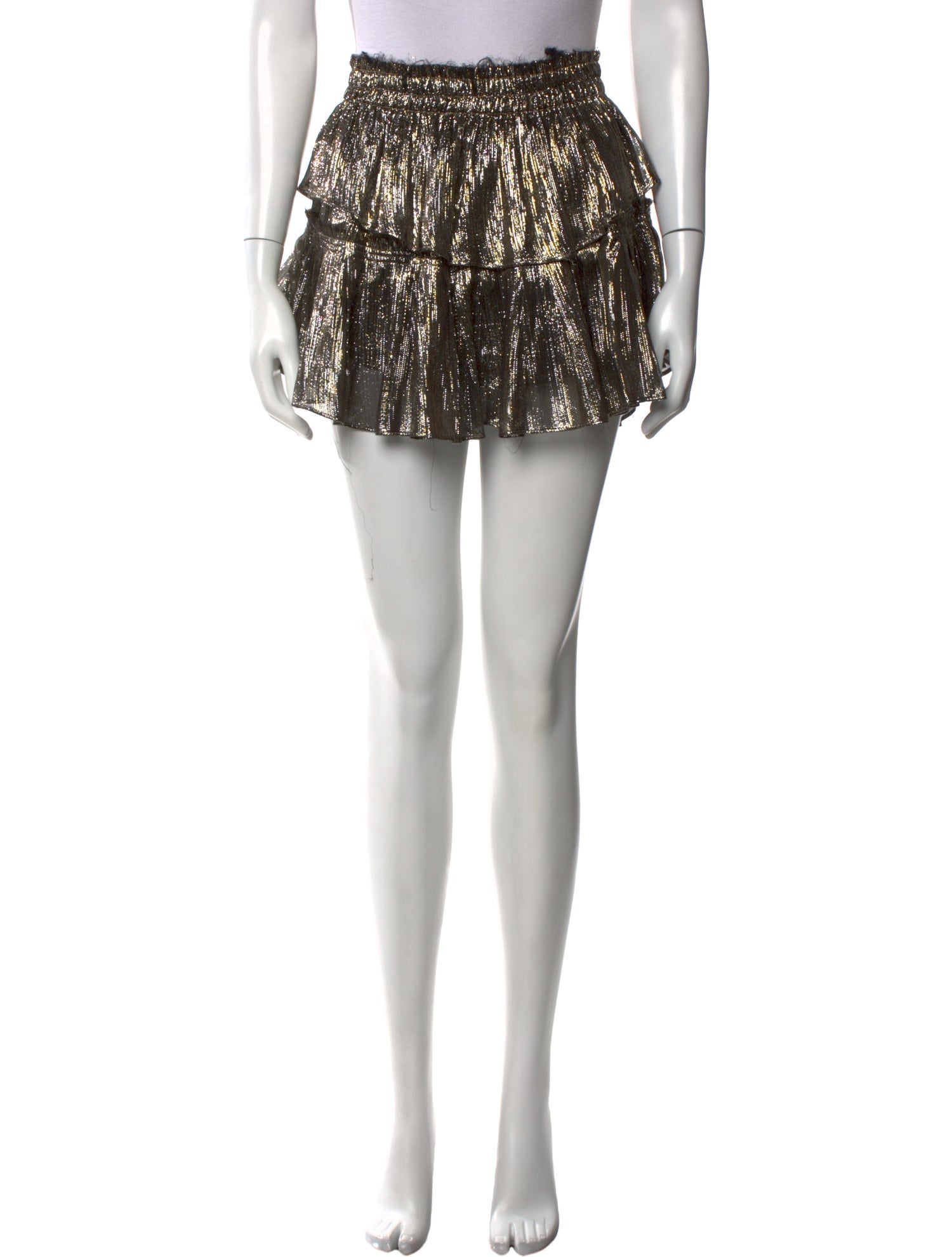 LoveShackFancy Silk Mini Skirt