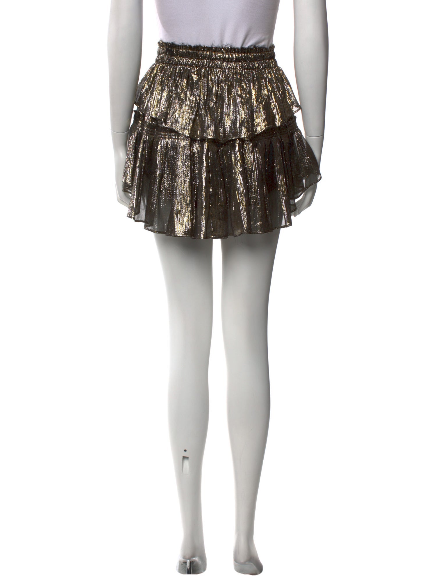 LoveShackFancy Silk Mini Skirt