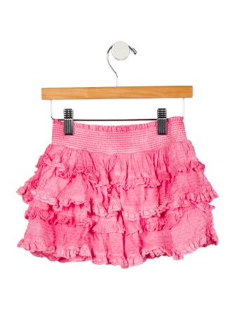 LoveShackFancy Toddler Girls' Ruffled Mini Skirt