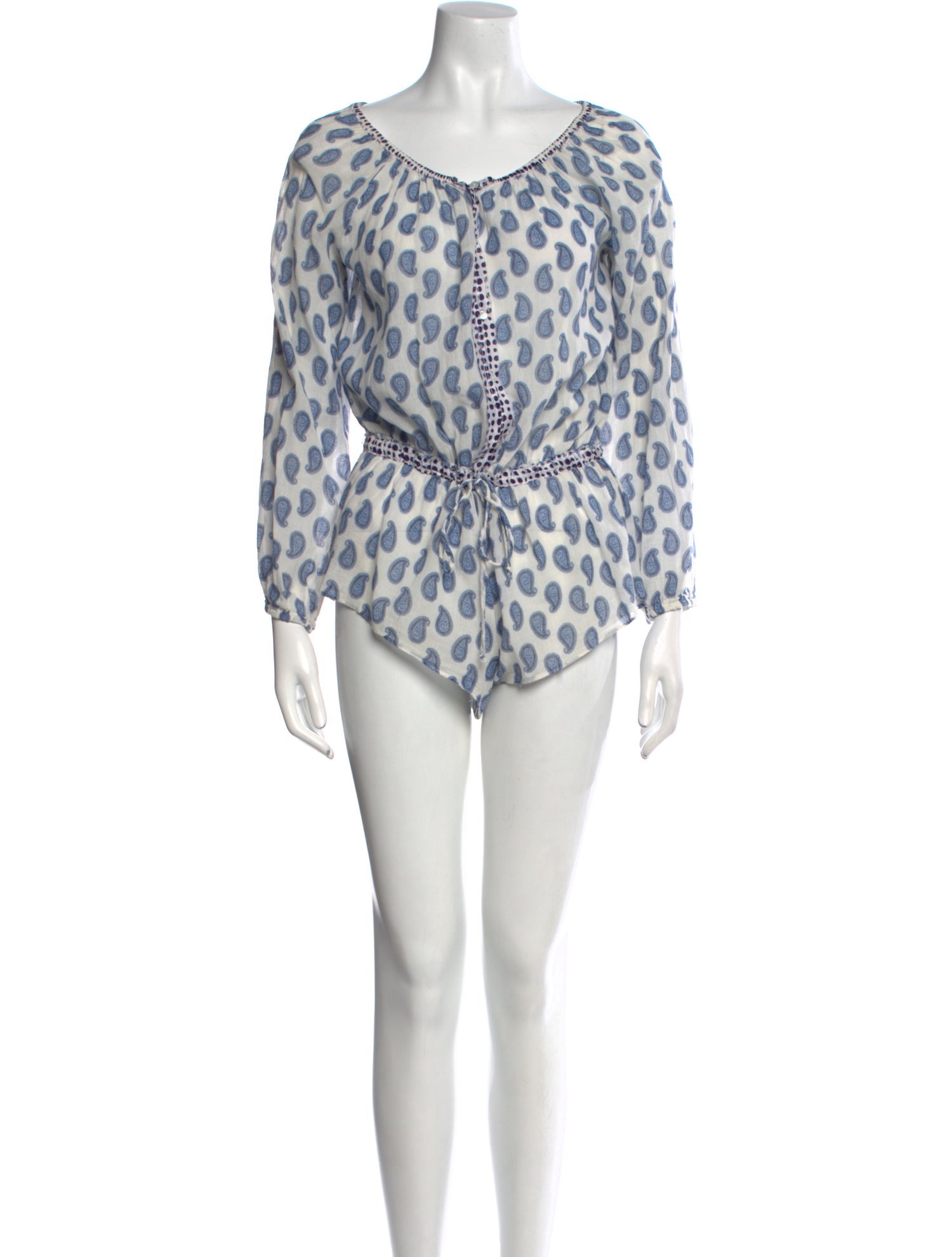 LoveShackFancy Animal Print Bateau Neckline Bodysuit