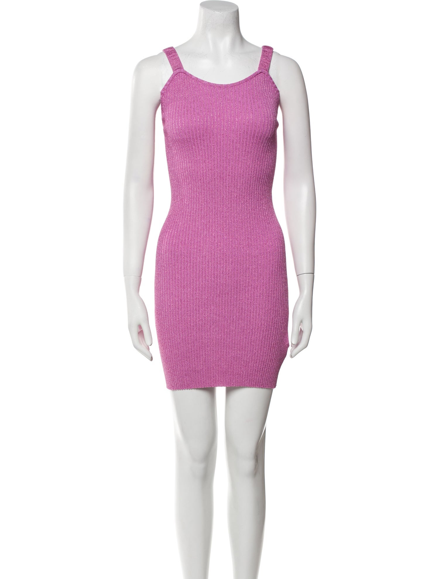 LoveShackFancy Scoop Neck Mini Dress