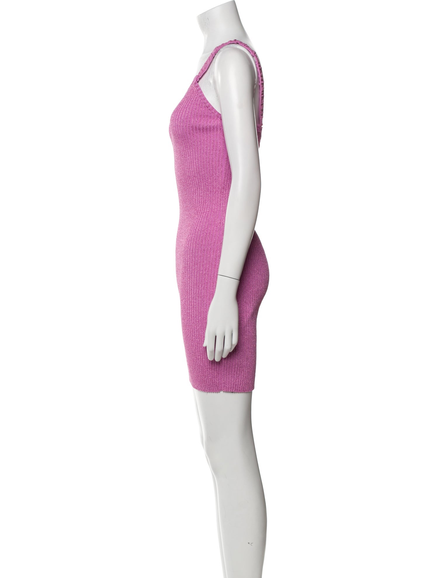 LoveShackFancy Scoop Neck Mini Dress