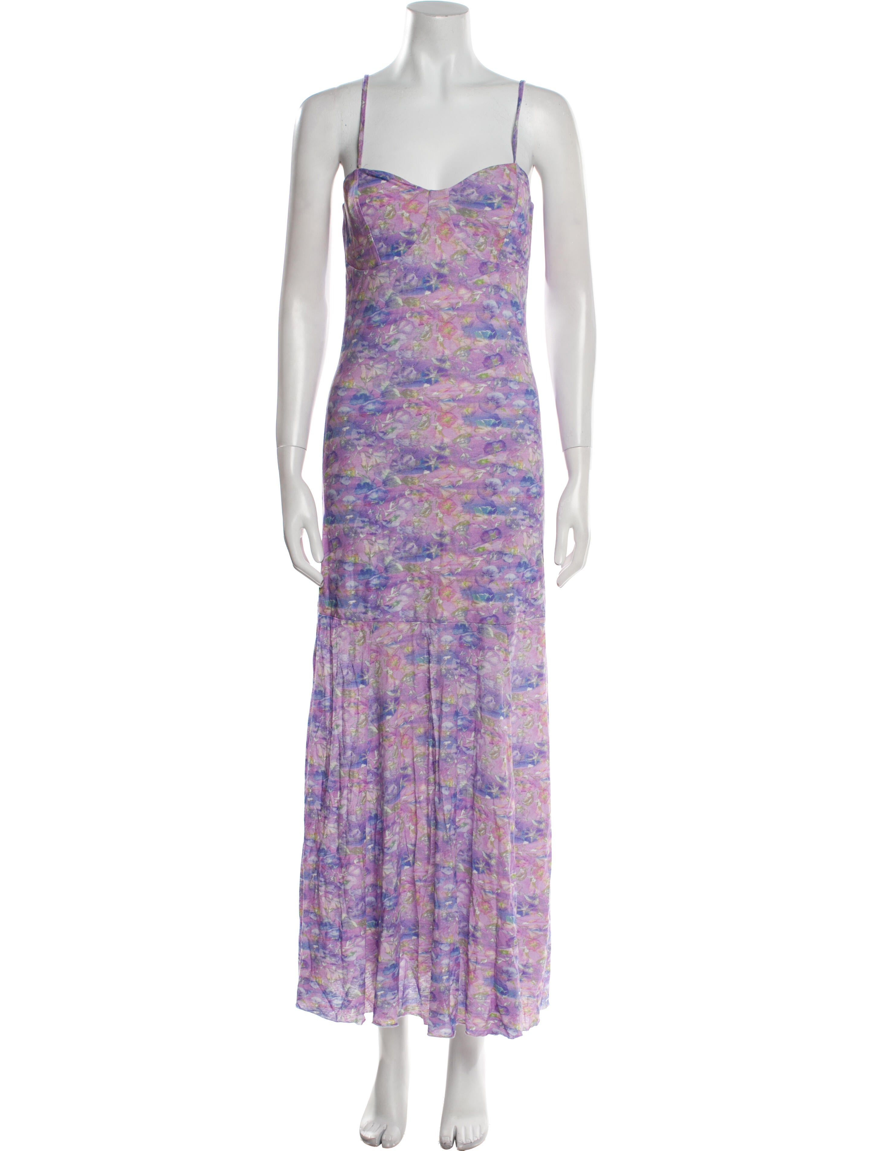 LoveShackFancy Floral Print Midi Length Dress w/ Tags
