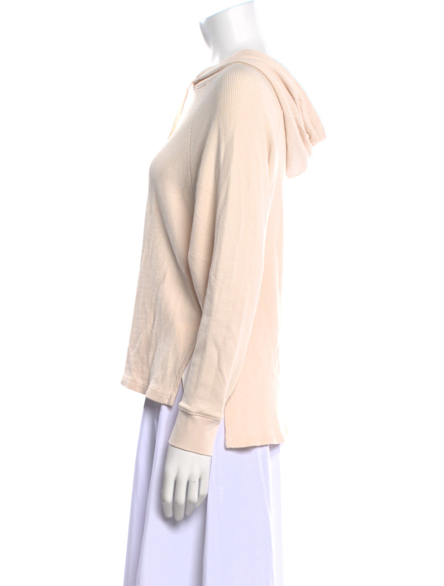 LoveShackFancy Mock Neck Long Sleeve Sweatshirt