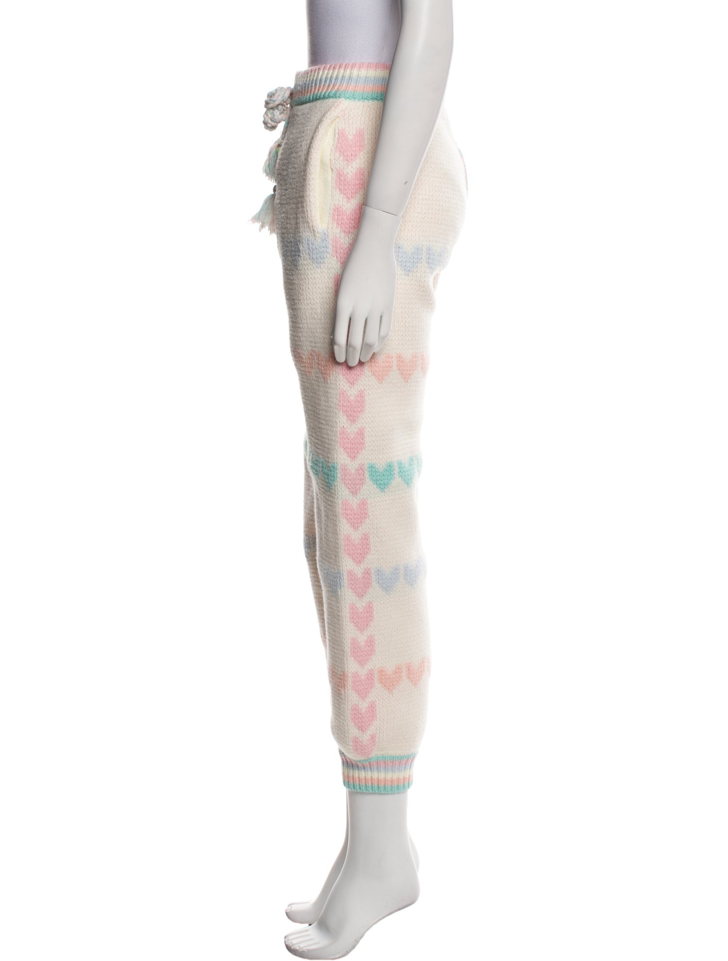 LoveShackFancy Printed Skinny Leg Pants